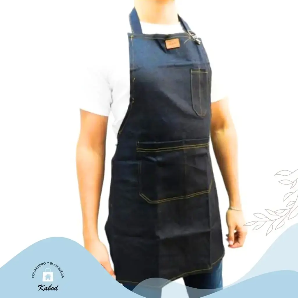 Delantal De Jean Cocina Cheff Talle Unico