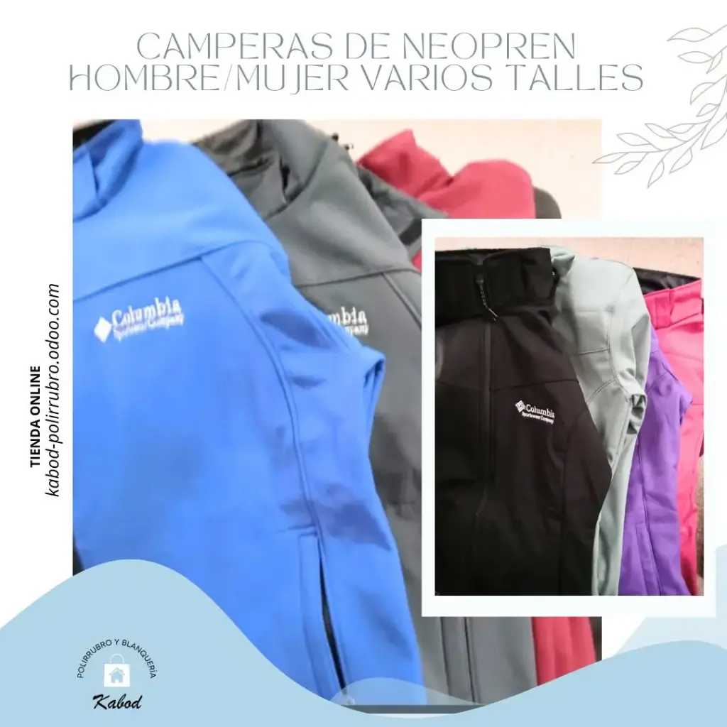 Camperas de neopren mujer Varios talles