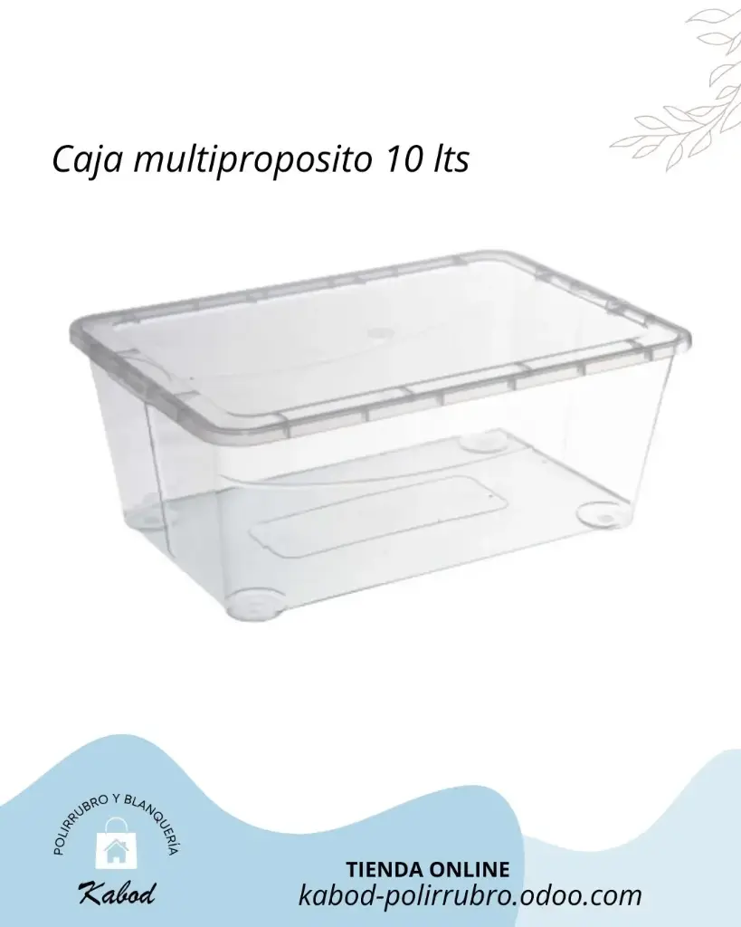 Caja multiproposito 10 lts