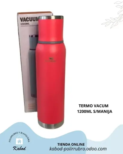 TERMO VACUUM  1200ML S/MANIJA