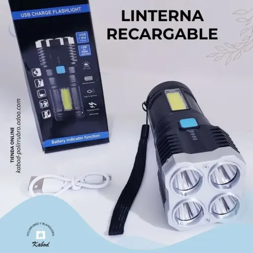 Linterna recargable