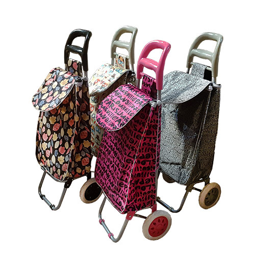carrito para compra telas de colores